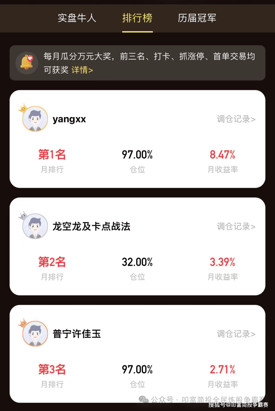 报复性反弹，又见百股涨停！叩富实盘大赛选手月收益超8%！